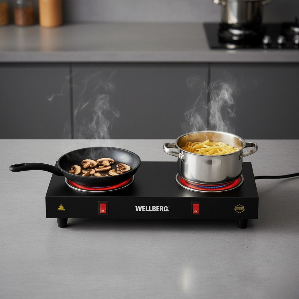wellberg 2000 W Radiant Cooktop Push Button-picture-35