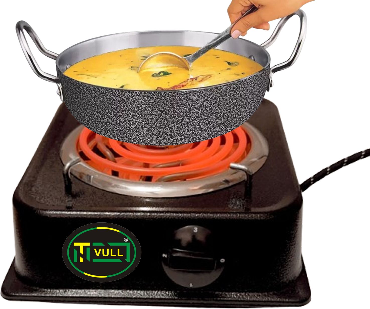 1250 W Radiant Cooktop Push Button-image-10