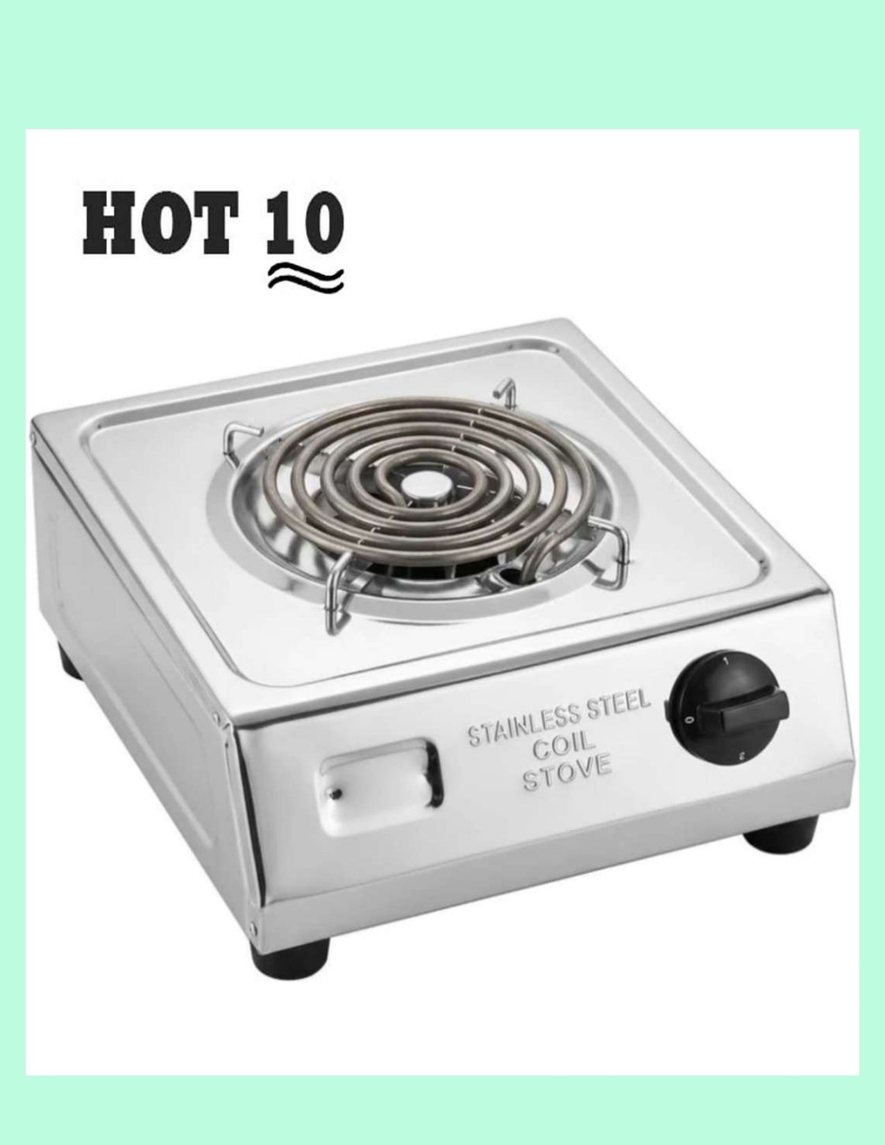 hot10 Heavy-Duty 2000W Electric room heater plate- with Triple ConnectorC64 Electric Cooking Heater-picture-3