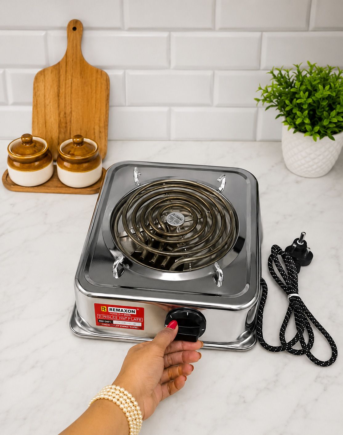 2000W Electric Hot Plate Portable Single Burner Cooking Stove Heater Electric Cooking Heater-image-35