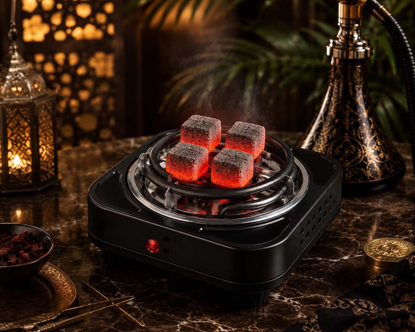 500 Watts Portable Electric Heater Hot Plate Single Burner for Hukka & Charcoal Electric Cooking Heater-image-27