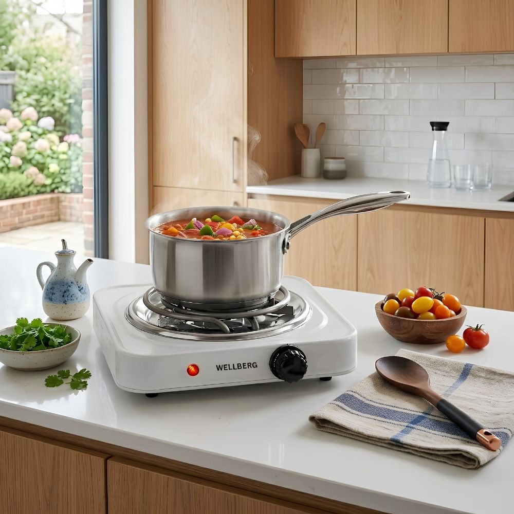 wellberg Single Burner 1500W Electric Hot Plate with Heating Coil Design Electric Cooking Heater-picture-17