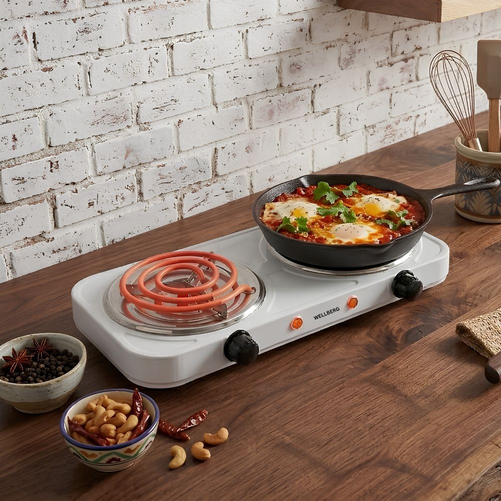 wellberg Fast Heating Double Burner Electric Hot Plate Portable Cooktop Electric Cooking Heater-picture-20