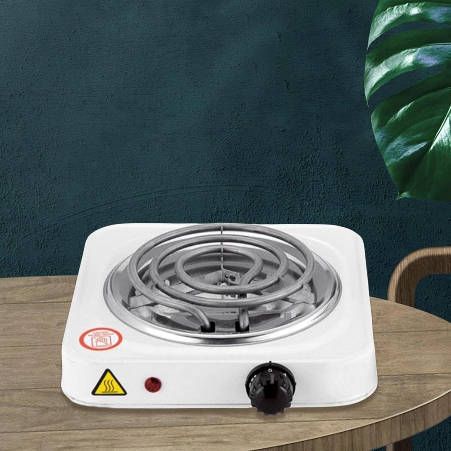 1000W Electric Single Burner Hot Plate with Adjustable Heat Settings Electric Cooking Heater-image-23