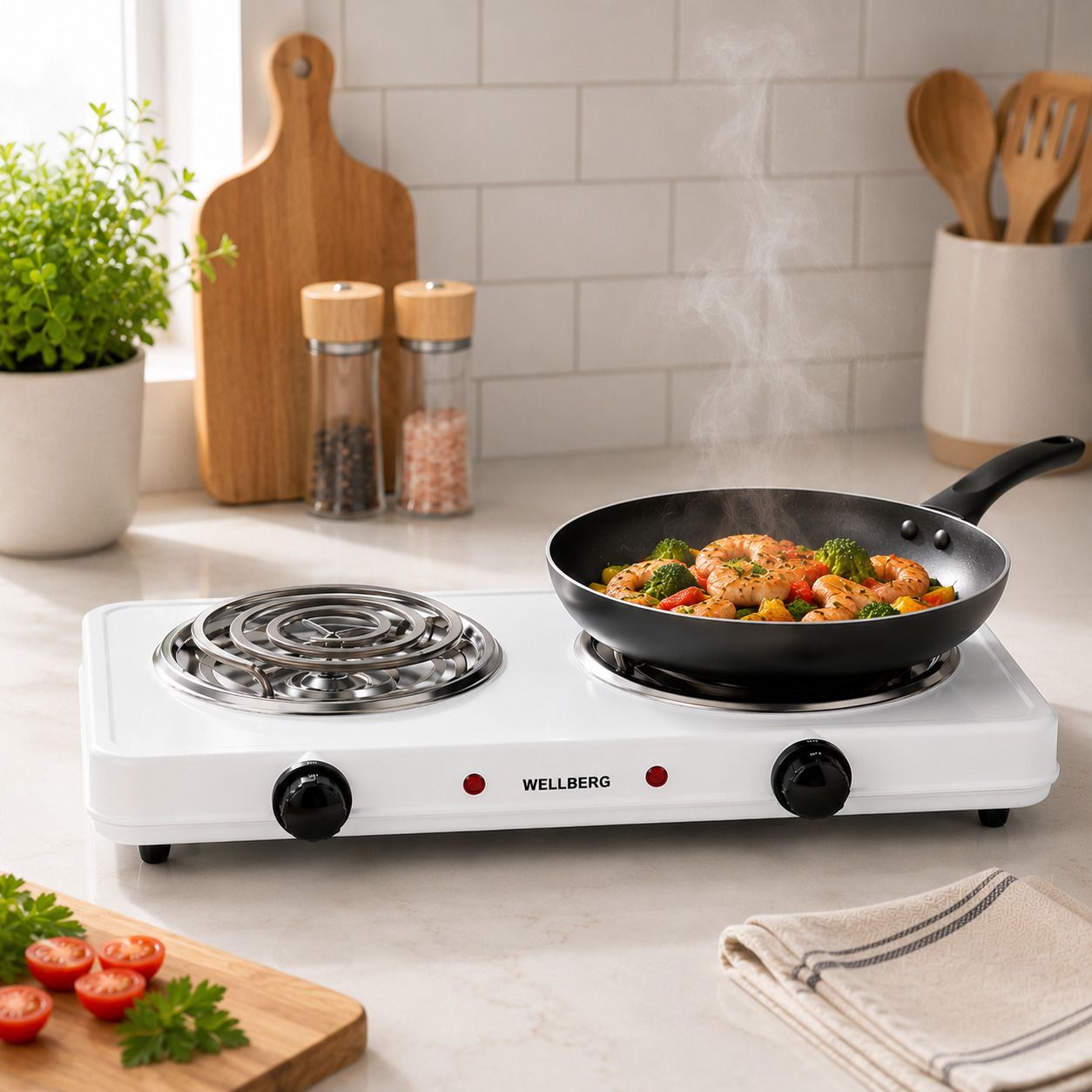wellberg 2000W Dual Burner Electric Stove for Home, Office, Dorm and Travel Electric Cooking Heater-picture-26