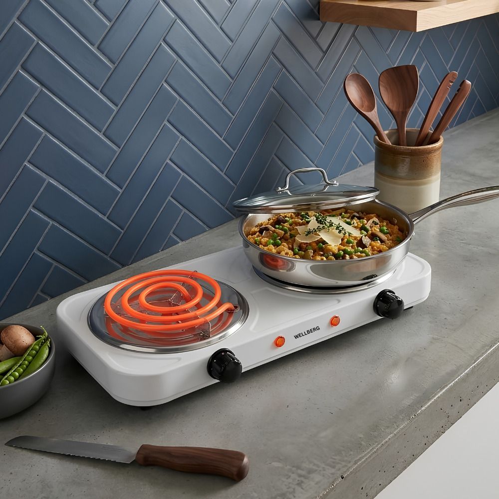 wellberg Portable Double Burner Electric Cooktop Fast Heating Hot Plate Stove Electric Cooking Heater-picture-25