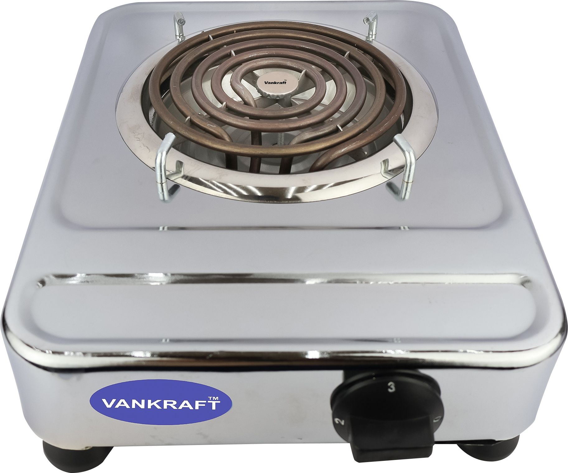 2000W Electric Coil Stove | Single Burner | Stainless Steel Body Electric Cooking Heater