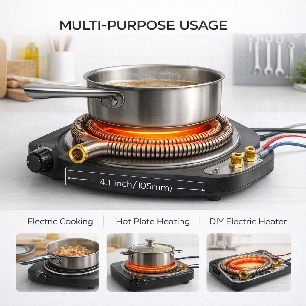 2500wt Heater Spring Coil Element for Electric Heater Nichrome Wire (4 PCS) Electric Cooking Heater-image-41