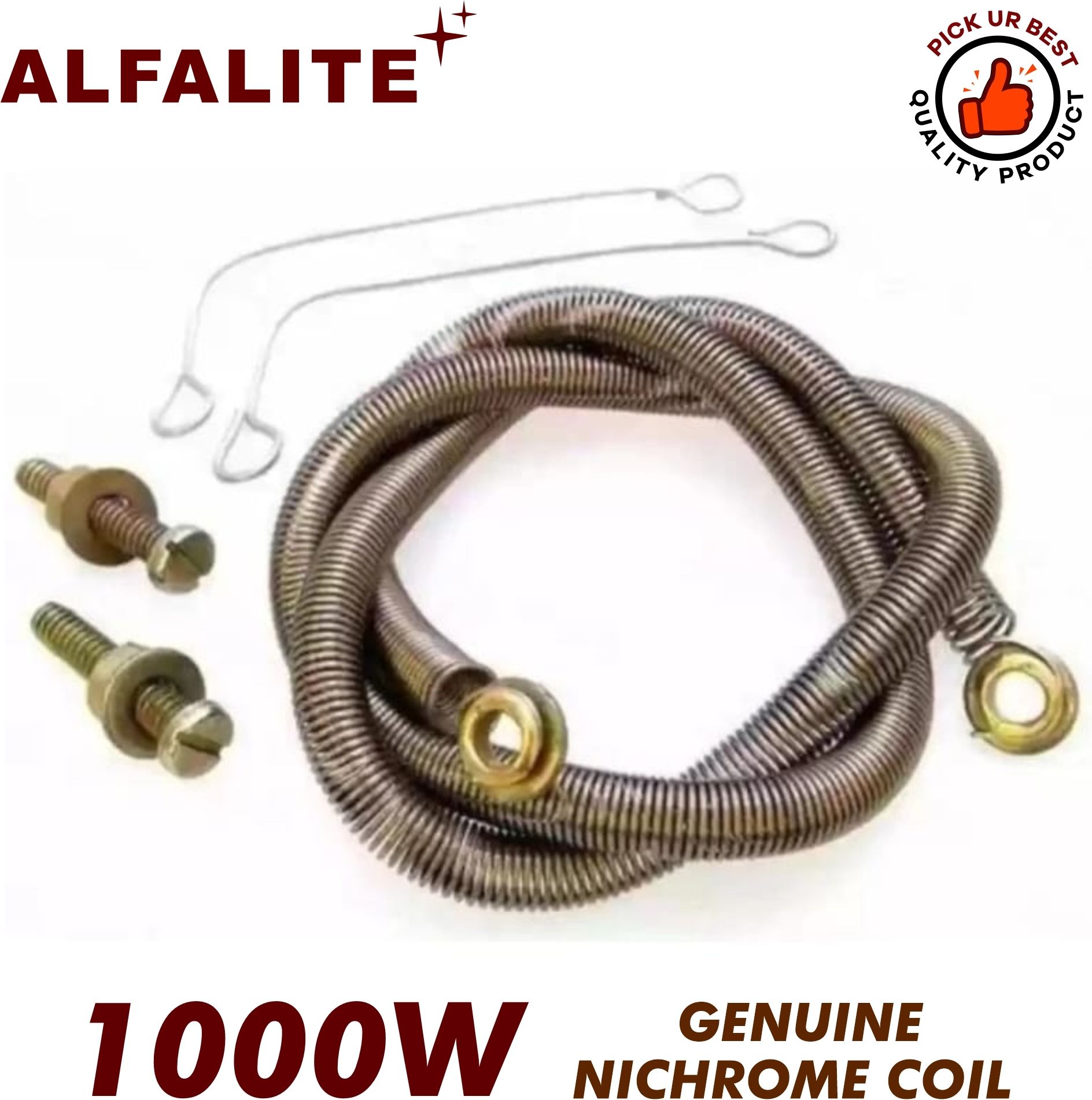 HE-1000- Pack Of 1 - 1000W Heater Coil / Spring / Element Electric Cooking Heater