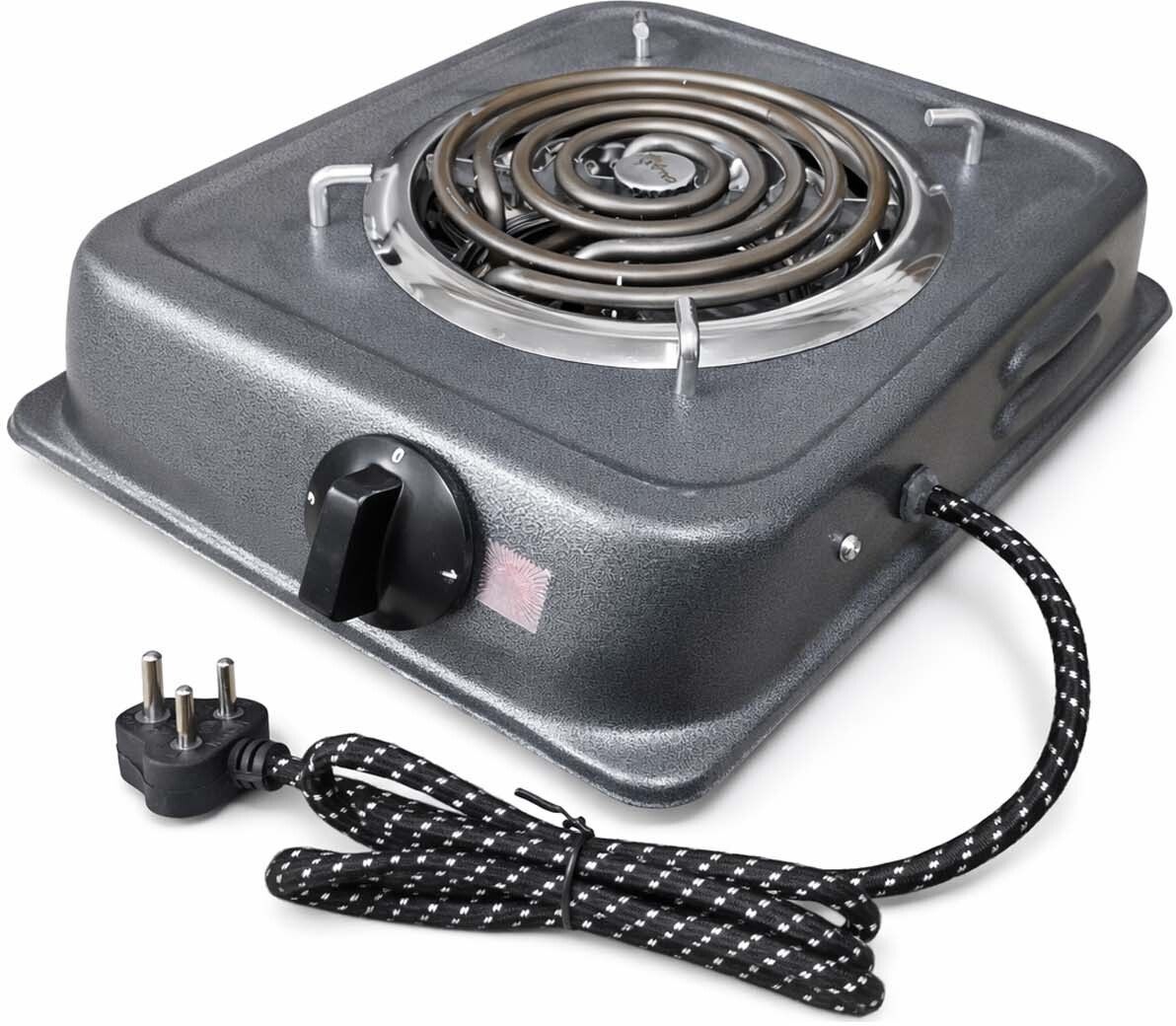 1250 Watts Round G-Coil Hot Plate Adjustable Push Button cooking Stove/chulha Electric Cooking Heater-image-35