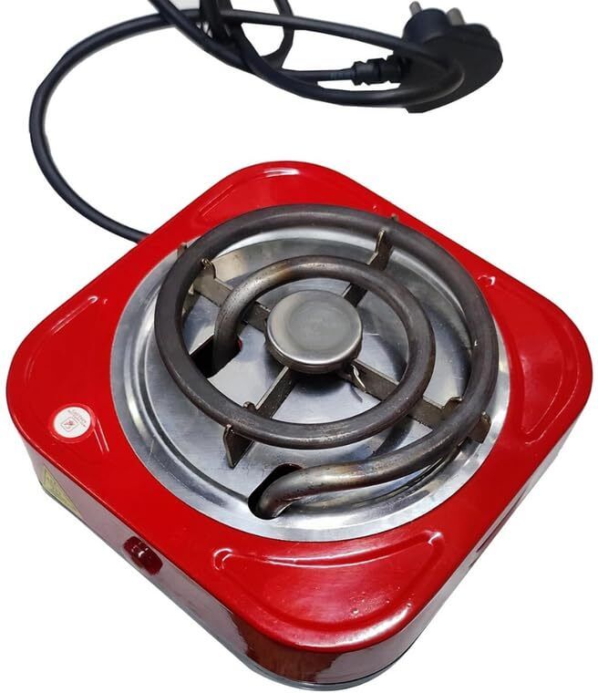 rhobos Mini Square Hot Plate | 500W Power | Compact & Efficient Heating Electric Cooking Heater-picture-29