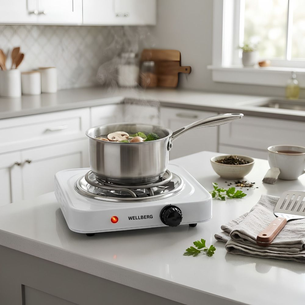 wellberg 1500W Electric Hot Plate Single Burner Portable Cooking Stove for Home Electric Cooking Heater-picture-8
