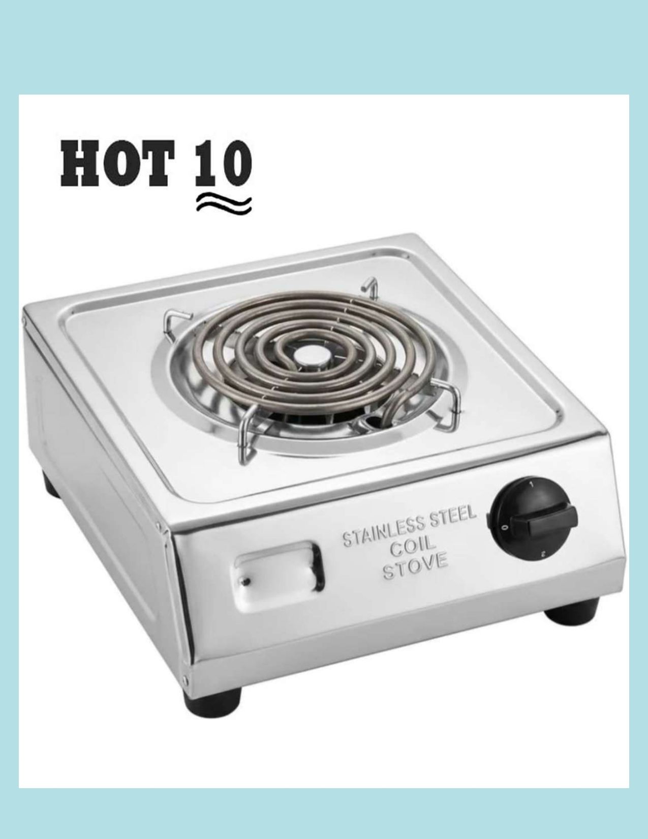 hot10 Heavy-Duty 2000W Electric room heater plate- with Triple ConnectorC53 Electric Cooking Heater-picture-7