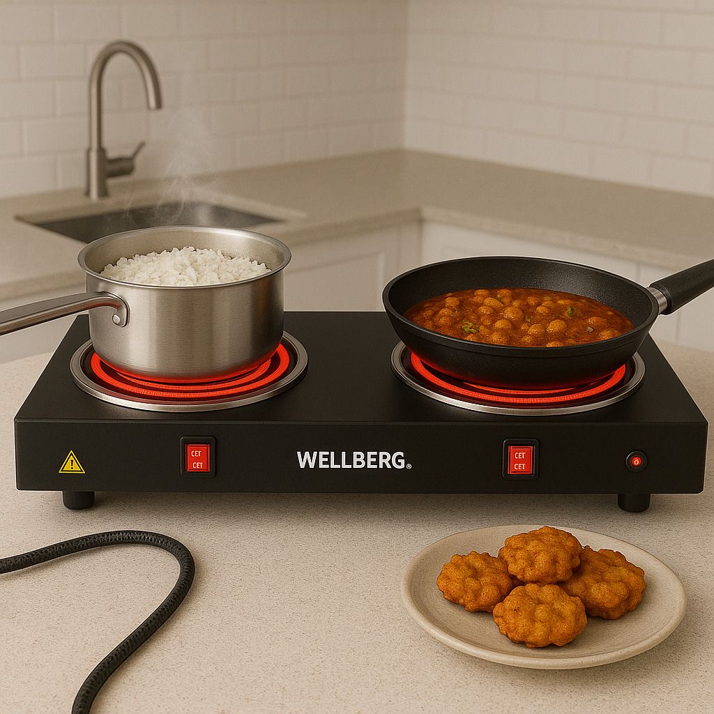 2000W Dual Burner Electric Hot Plate Compact Portable Stove for Kitchen Use Electric Cooking Heater-image-33