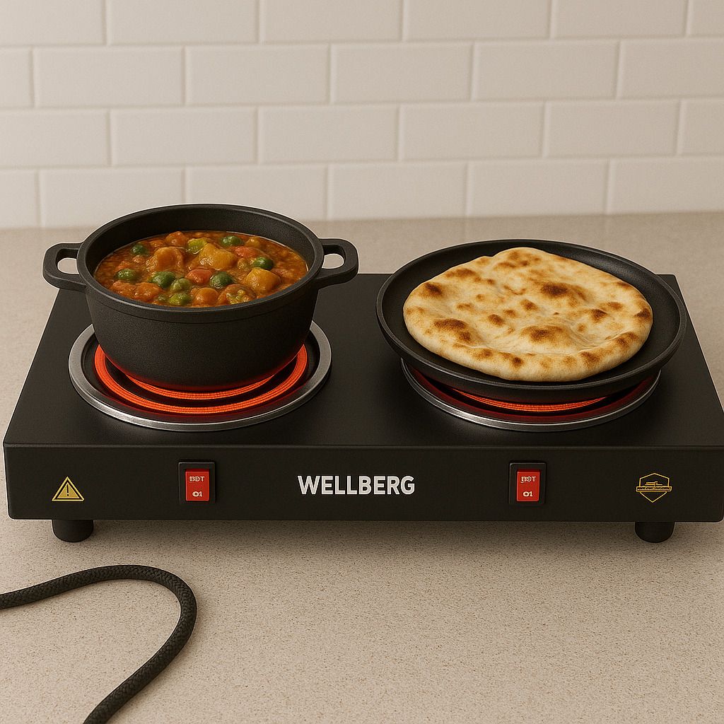 wellberg 2000 W Radiant Cooktop Push Button-picture-21