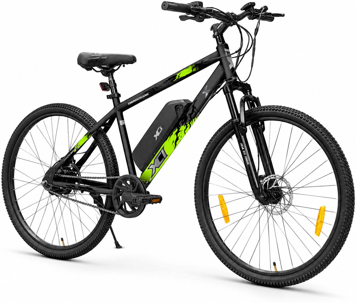 Thunderfang M1 7.8Ah Li-ion 27.5T Black Red Electric Cycle 250W IP65 BLDC Motor 27.5 inches Single Speed Lithium-ion (Li-ion) Electric Cycle-image-29