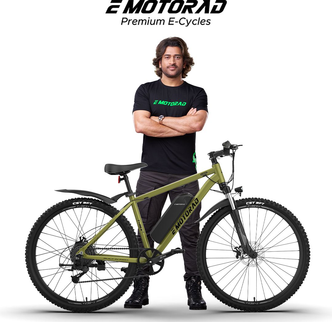 EMotorad_TRex+ Electric Bicycle | 27.5” wheel | Stem Integrated Display 27.5 inches 7 Gear Lithium-ion (Li-ion) Electric Cycle