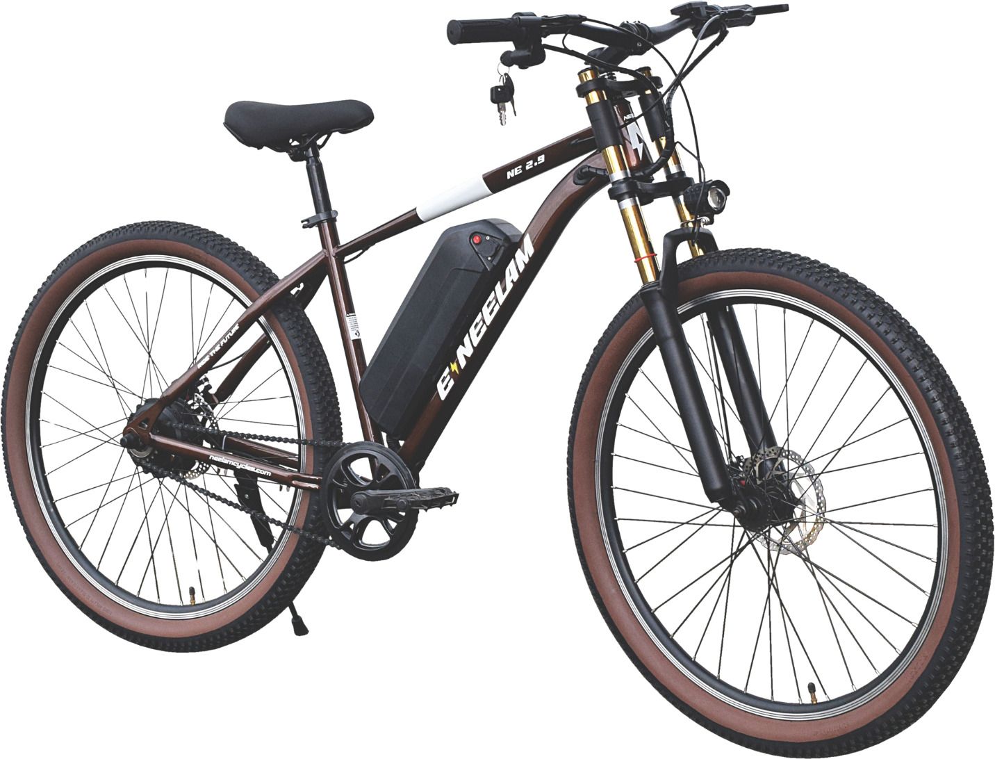 NE.2.9.COPPER-10.4AH 29 inches Single Speed Lithium-ion (Li-ion) Electric Cycle