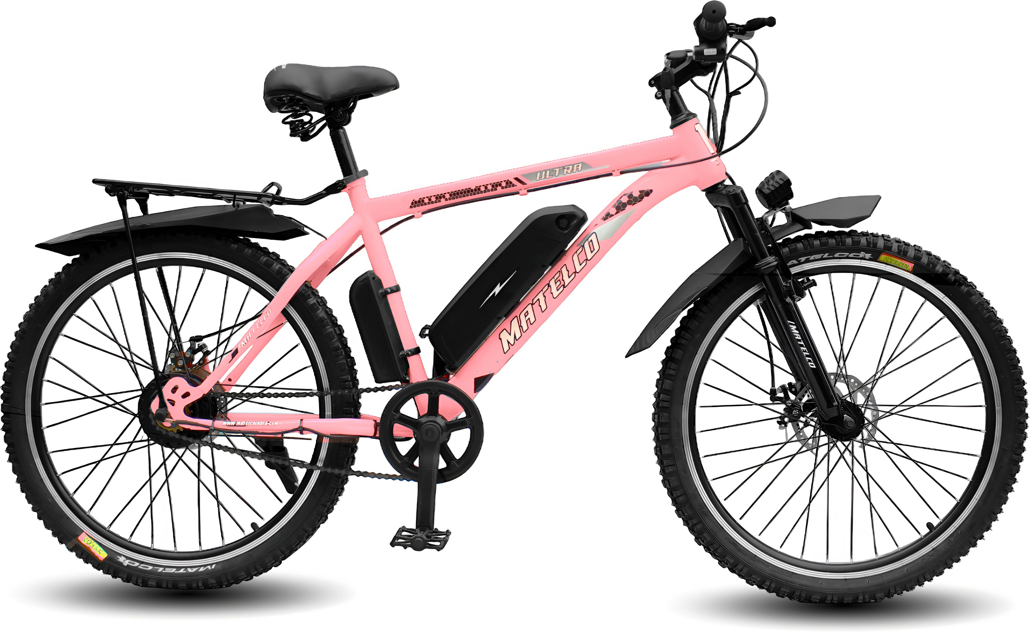 matelco ULTRA EA26 PINK 26 inches Single Speed Lithium-ion (Li-ion) Electric Cycle-picture-14