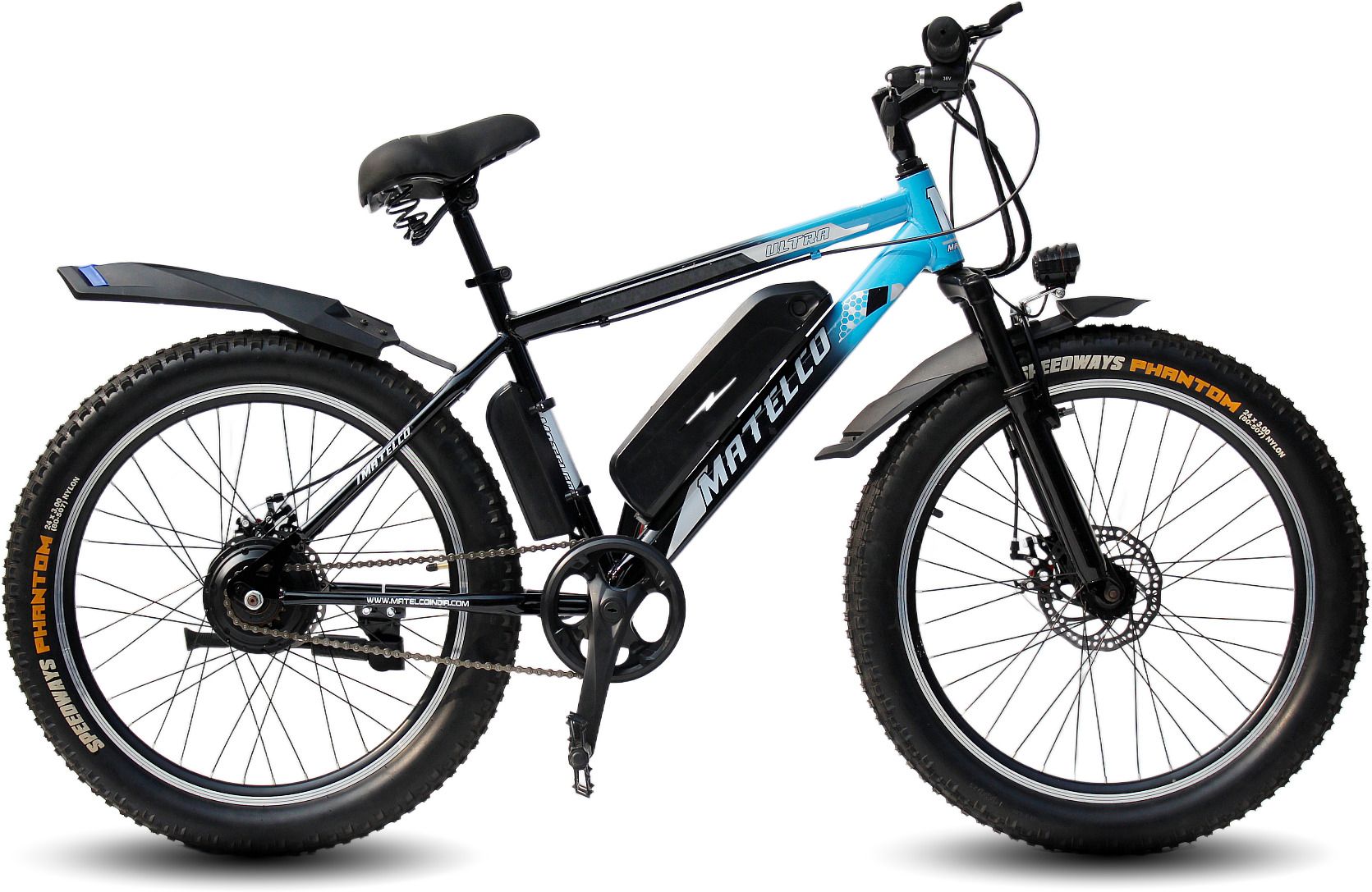 matelco ULTRA E24 ICE 24X300 TYRE 24 inches Single Speed Lithium-ion (Li-ion) Electric Cycle-picture-35