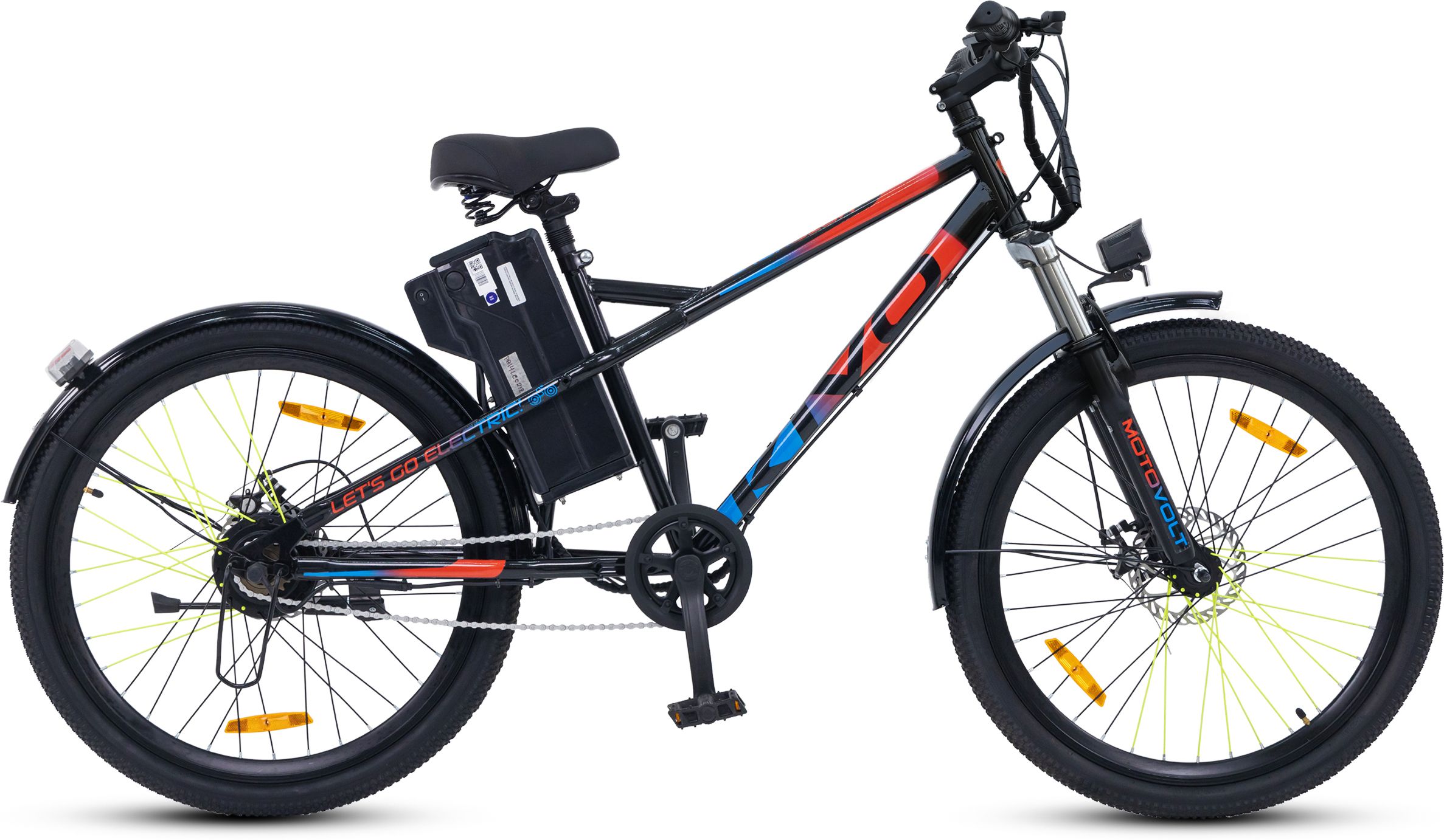 Kivo Standard Long Range Black 26 inches Single Speed Lithium-ion (Li-ion) Electric Cycle