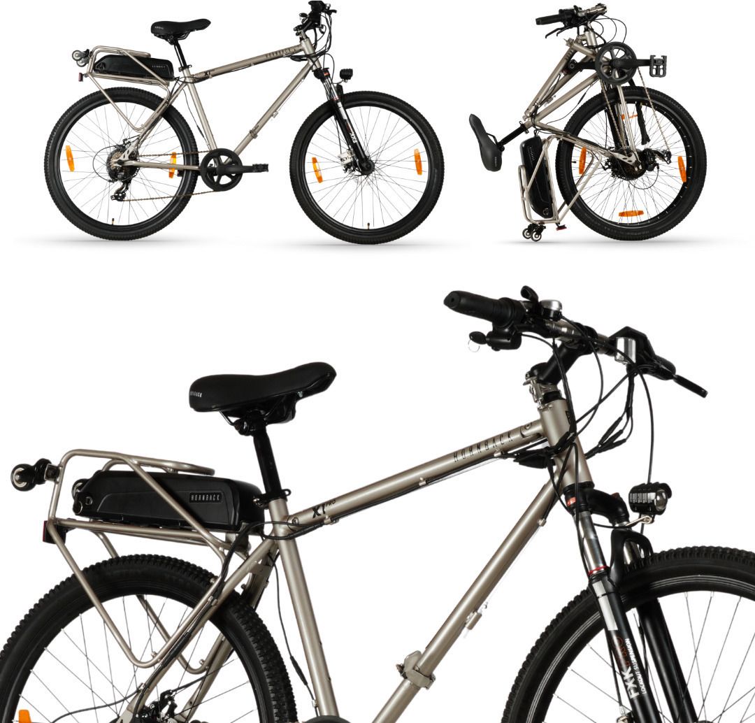 hornback X1Pro Full Size Foldable Electric Cycle Unisex , 13.00Ah Battery, 75KM Range 27.5 inches 7 Gear Lithium-ion (Li-ion) Electric Cycle-picture-14