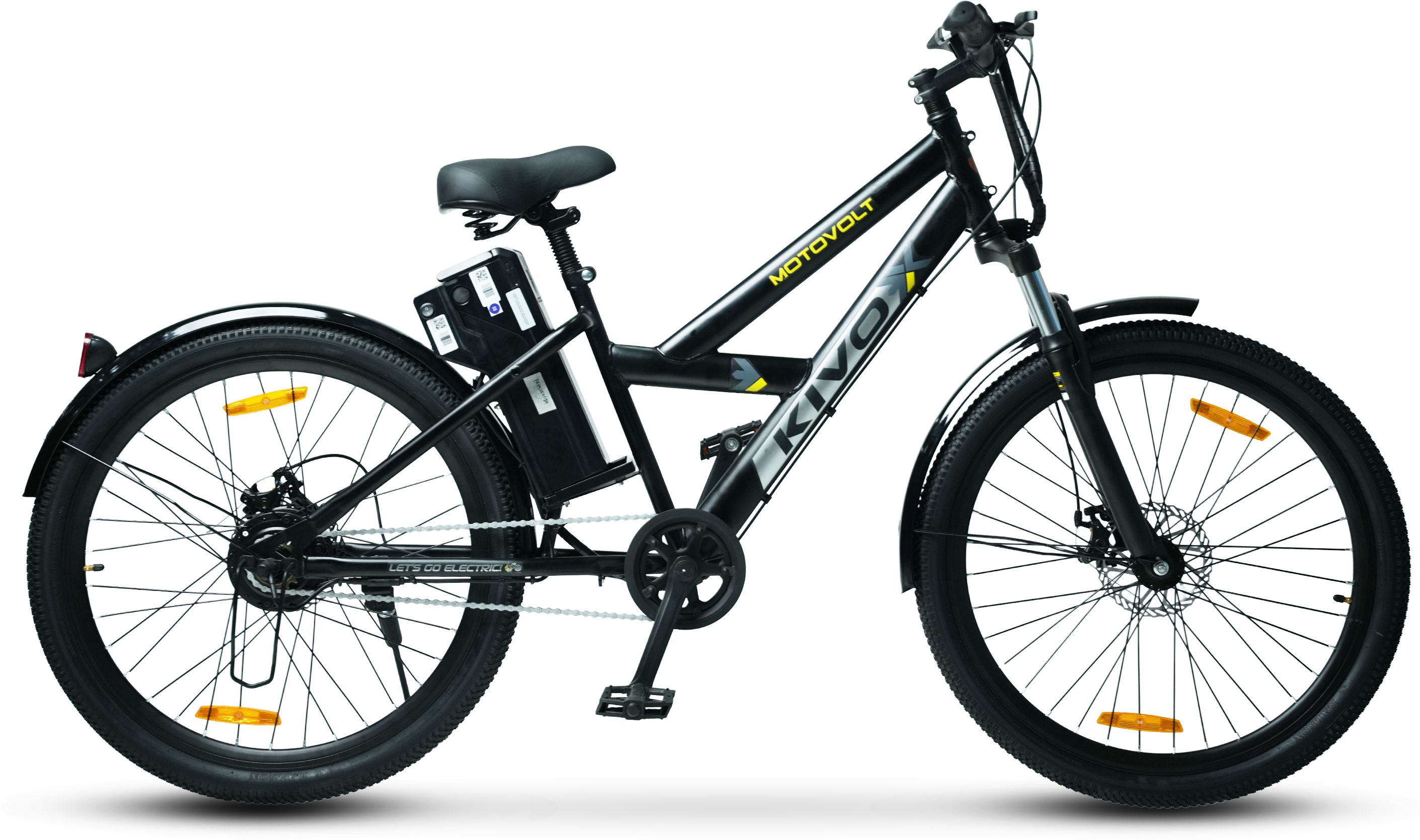 Kivo X Normal Range Black 26 inches Single Speed Lithium Iron Phosphate Electric Cycle