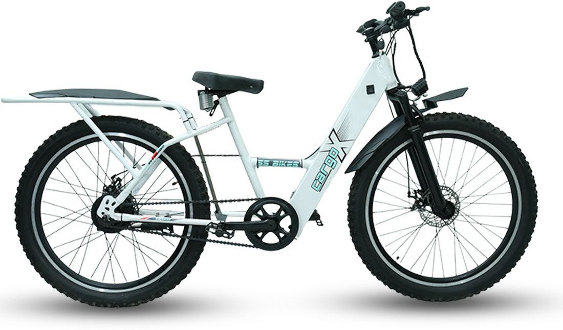 CargoX Heavy Duty Electric Cycle| 45KM+ Range| 36V/10AH Battery| 350W Motor 27.5 inches Single Speed Lithium-ion (Li-ion) Electric Cycle-image-37