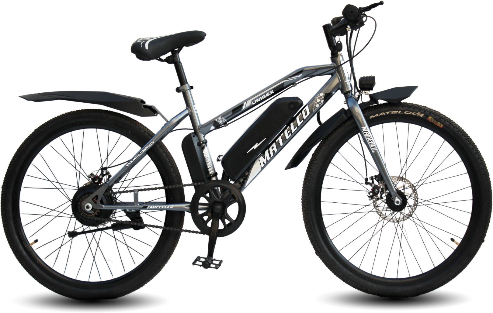UNISEX 7.5AH BATTERY TYRE 26 inches Single Speed Lithium-ion (Li-ion) Electric Cycle-image-12
