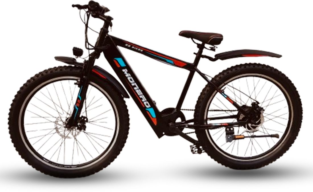 Monero Prem| 45KM+| 36V/10AH Battery| 250W Motor| Li-Ion Electric Cycle 26 inches Single Speed Lithium-ion (Li-ion) Electric Cycle-image-45