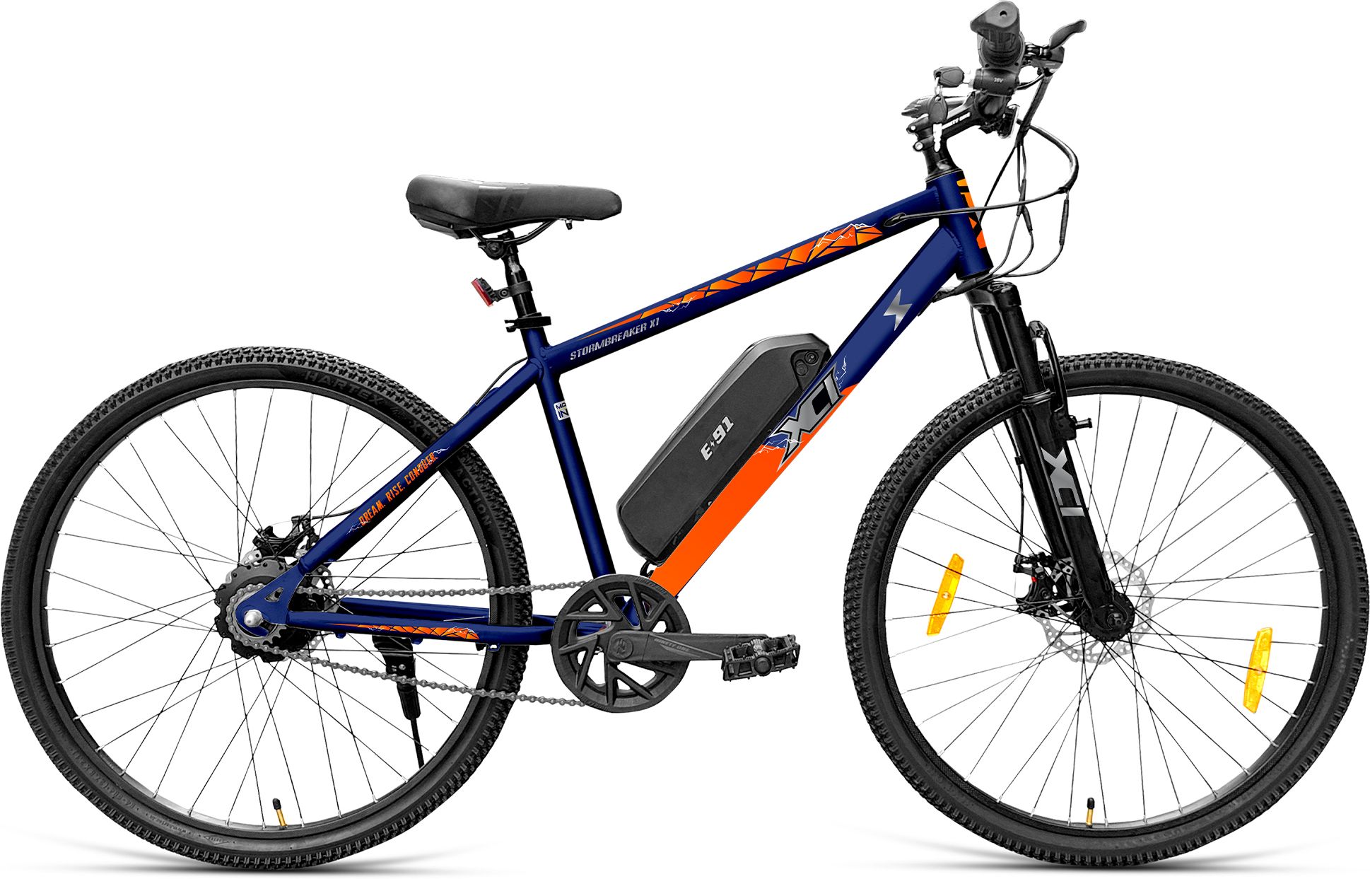 Stormbreaker X1 7.8Ah Li-ion 27.5T Blue Electric Cycle 250W IP65 BLDC Motor 27.5 inches Single Speed Lithium-ion (Li-ion) Electric Cycle-image-31