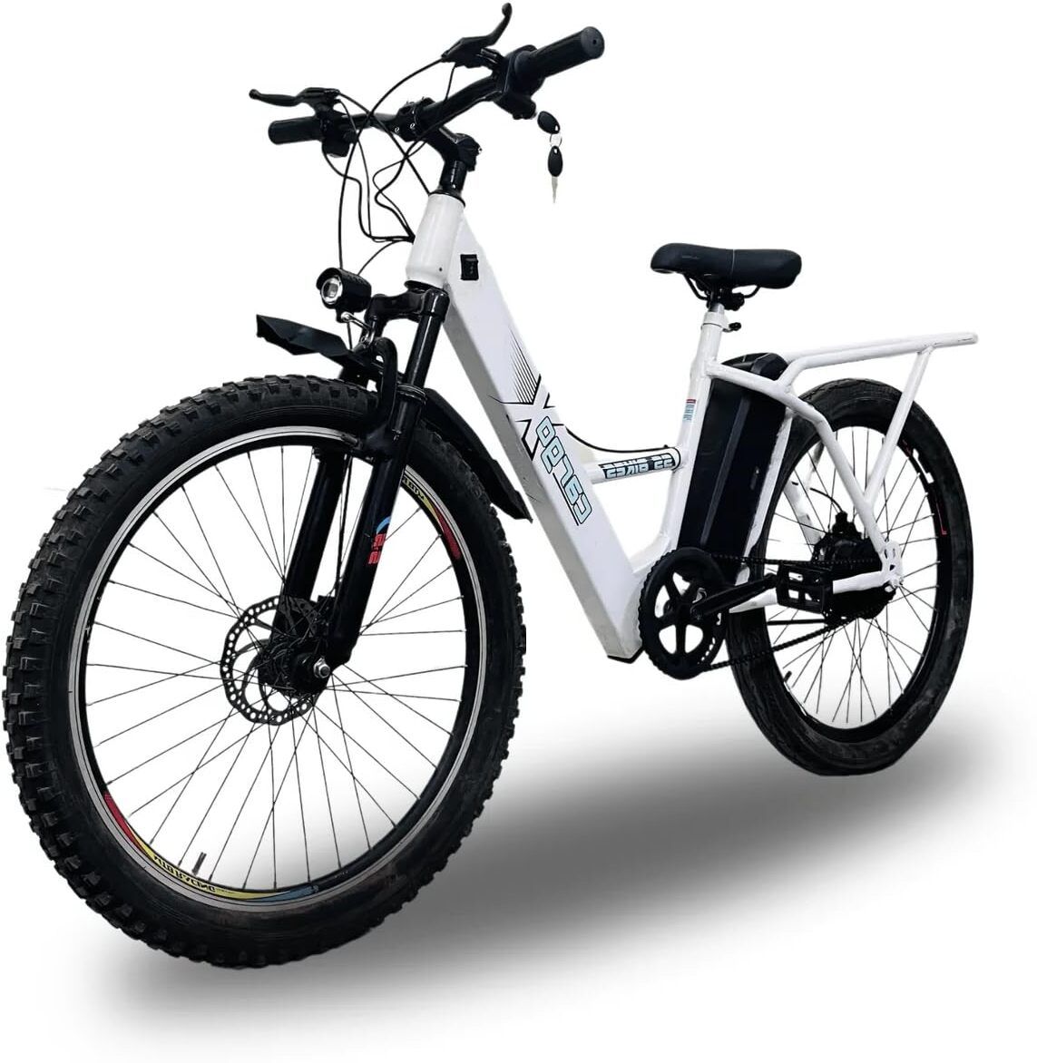 CargoX Heavy Duty Electric Cycle, 85+ KM Range, 36V/12.5AH Battery, 350W Motor 26 inches Single Speed Lithium-ion (Li-ion) Electric Cycle-image-34