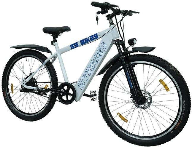 Dynamo Electric Cycle | 45 Km+ Range | 36V 7.5Ah Inbuilt Battery | 250 W Motor | 26 inches Single Speed Lithium-ion (Li-ion) Electric Cycle