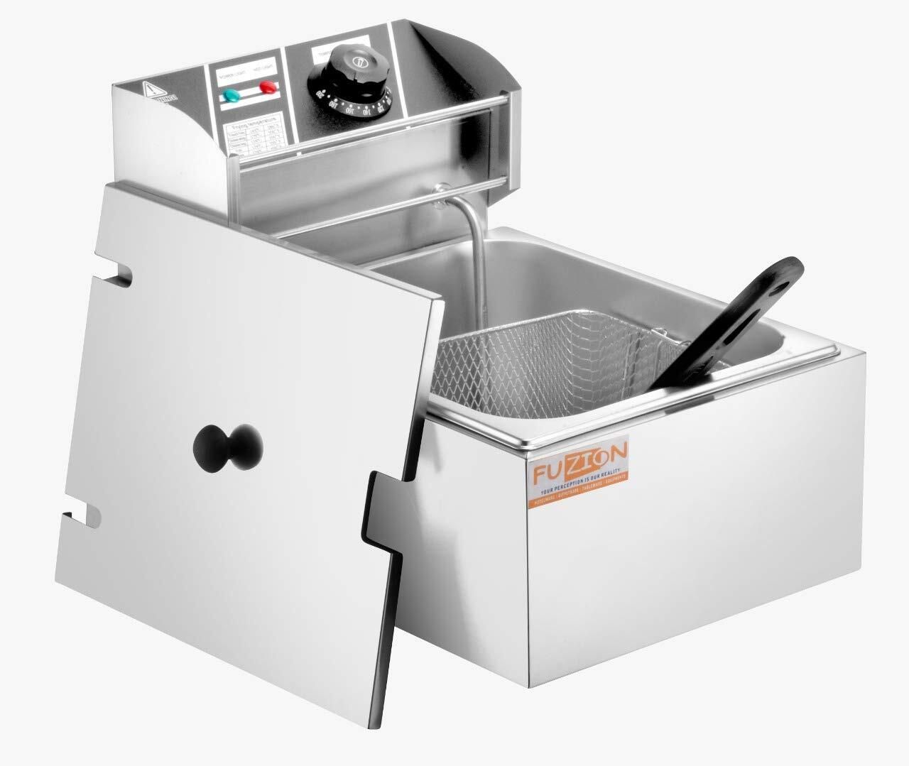 Fryer 2500W Commercial Home cooking StainleSteel Body BASKET Temperature Control 6 L Electric Deep Fryer