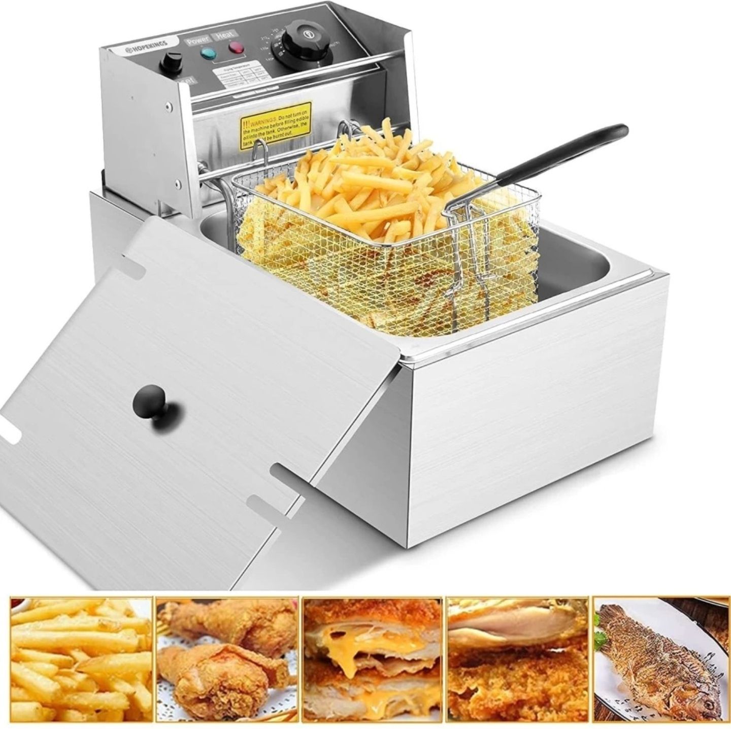 6 Ltr Electric Deep Fryer with 4 Year Warranty 6 L Electric Deep Fryer-image-43