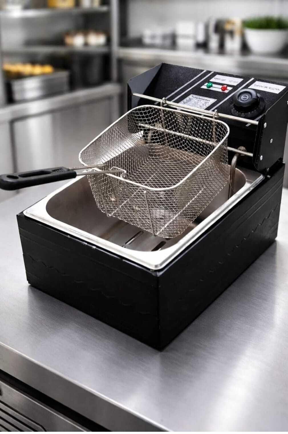Electric Deep Fryer for commercial use – 27.5×43.5×28 cm 8 L Electric Deep Fryer-image-49