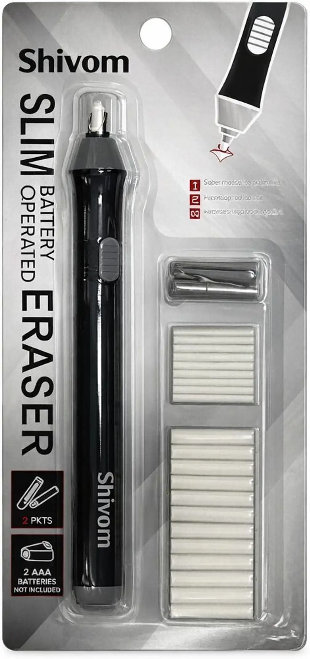 Electric Eraser with 22 Refills | Automatic Sketching eraser Non-Toxic Electric Non-Toxic Eraser-image-37