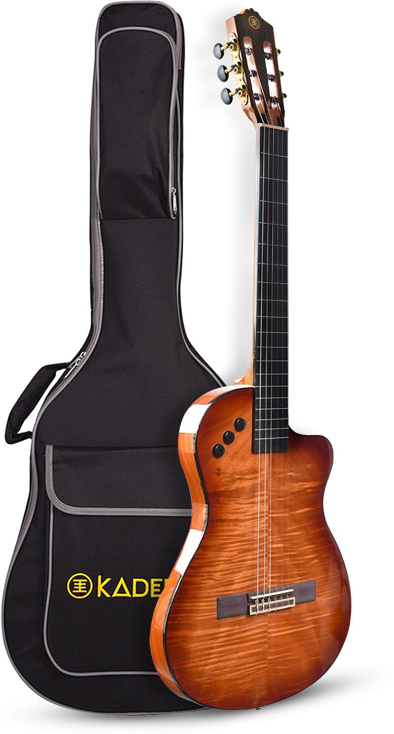 kadence 39" Electric Classical rounded Travel Guitar Electric Guitar-picture-27