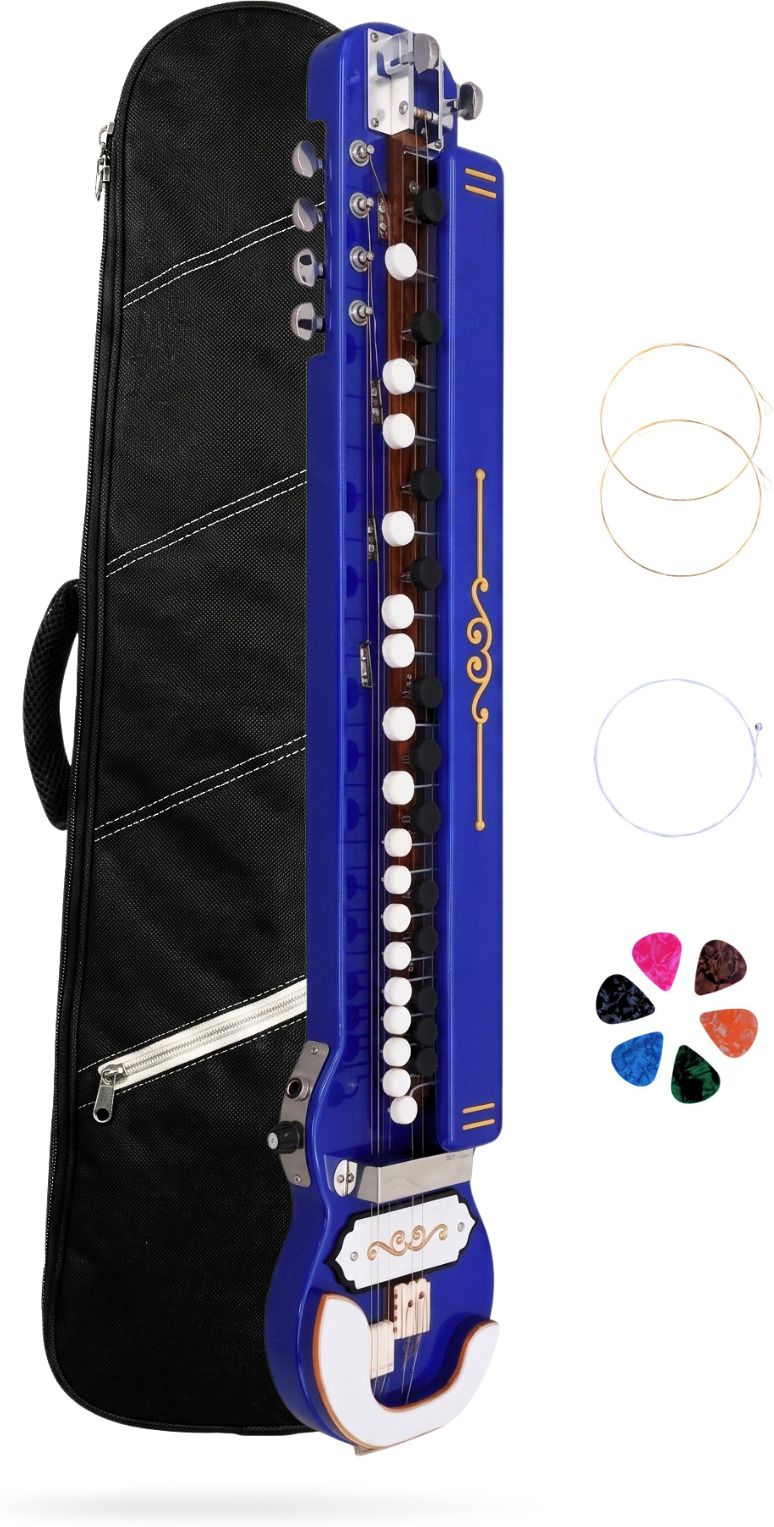 the kamlesh TKB-6 Indian Banjo | 29 Keys, 6 String | Bulbul Tarang Electro-acoustic Guitar-picture-17