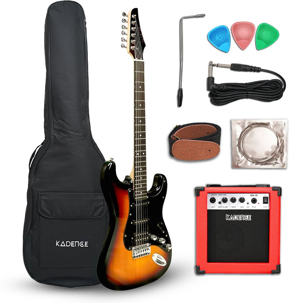 kadence EGSUN-SC Paulownia Wood, SG Style with S S H Pickup - Astroman 39" (Super Combo) Solid Body Electric Guitar-picture-16