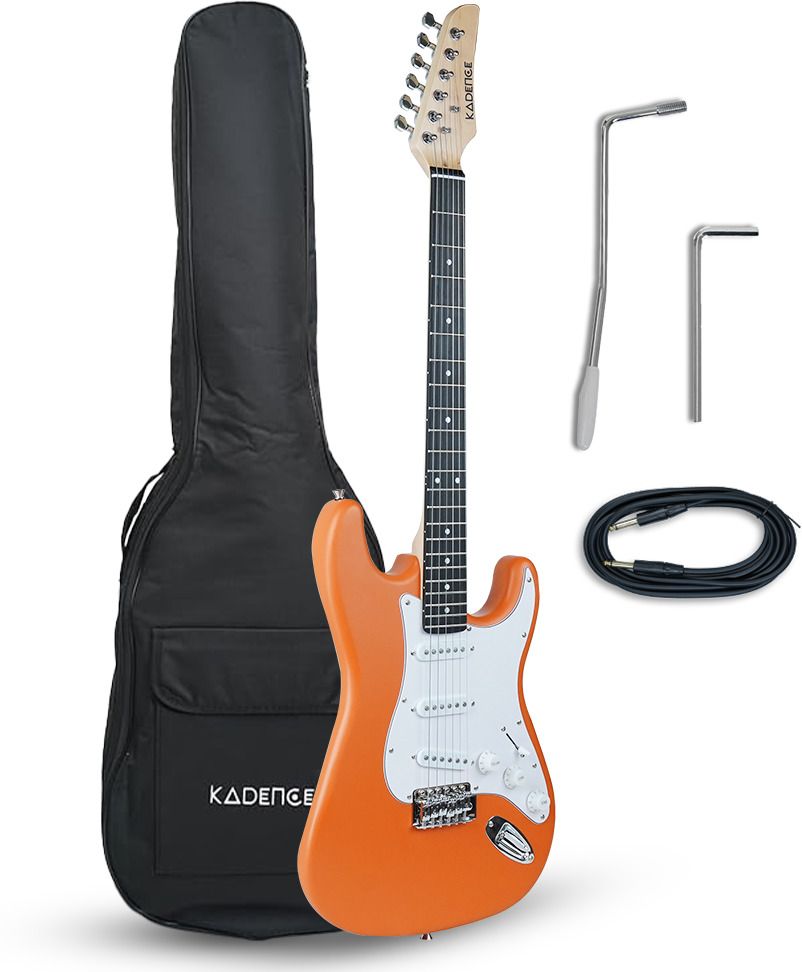 kadence ST1 Tennessee Series Classic 39" With Padded Gig Bag, Tremolo & Cable Electro-acoustic Guitar-picture-23