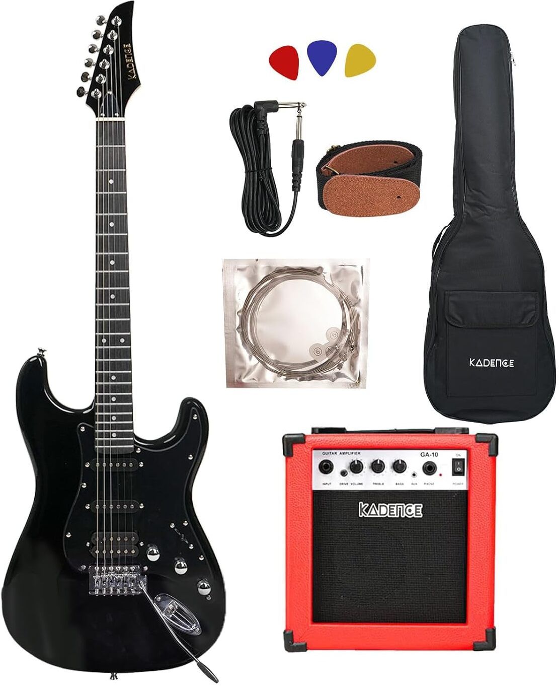 Astro Man Electric Guitar, 24 FRETS, H- S - S PICK UPS Solid Body Electric Guitar-image-17