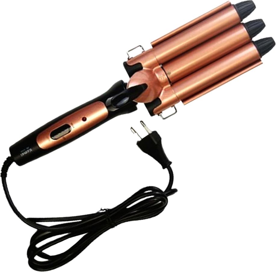 WILCOON Tripple barrel electric salon smooth 210*C heat up hair curler Electric Hair Curler-image-18