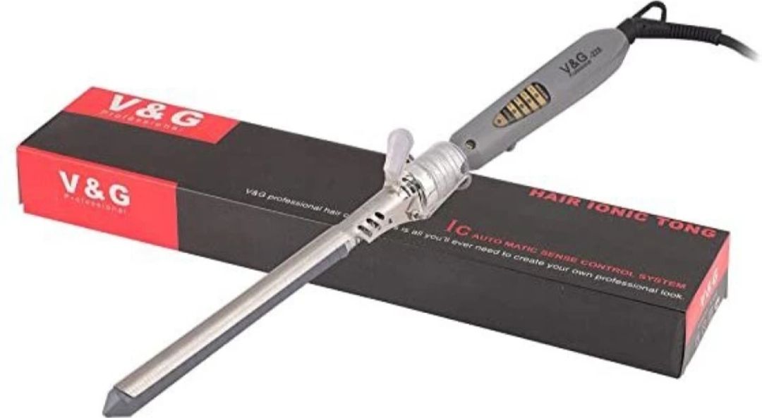 GlamStar V&G Professional Hair Curler Tong Rod 228 Electric Hair Curler-image-15
