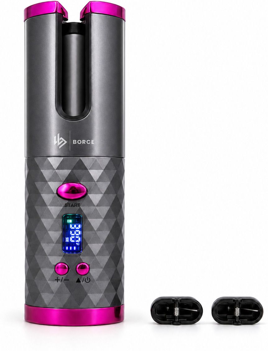 Borce Advance Automatic Hair Curler for Women With Digital Display. Electric Hair Curler-image-30