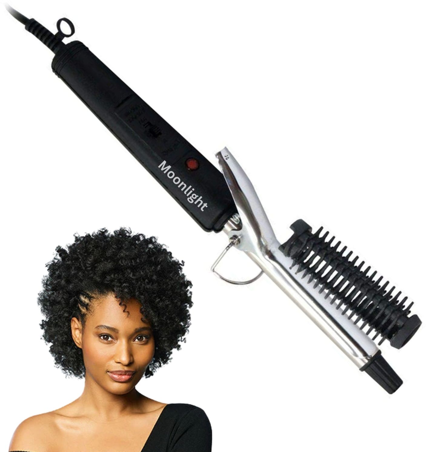 Moonlight 471B Curling Iron | Instant Heating | Ceramic Smooth Finish A1 Electric Hair Curler-image-13