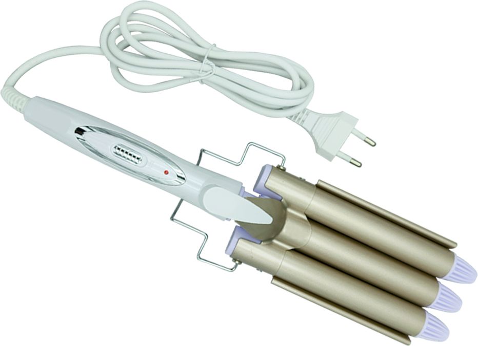SEEGATE Heavy Duty Curling Iron Ceramic Triple 3 Barrel Waver Styling Tools Hair Curler Electric Hair Curler-image-33