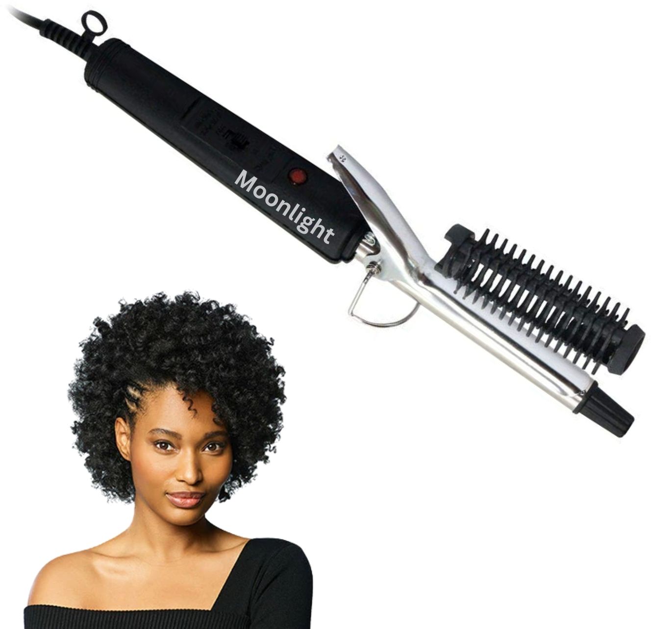 Moonlight 471B Hair Curler | Safe Hair Styling | Rapid Heat Curling Iron A1 Electric Hair Curler-image-12