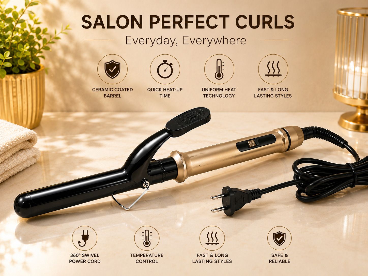 SDMS 073 Professional Hair Curler Electric Hair Curler-image-29