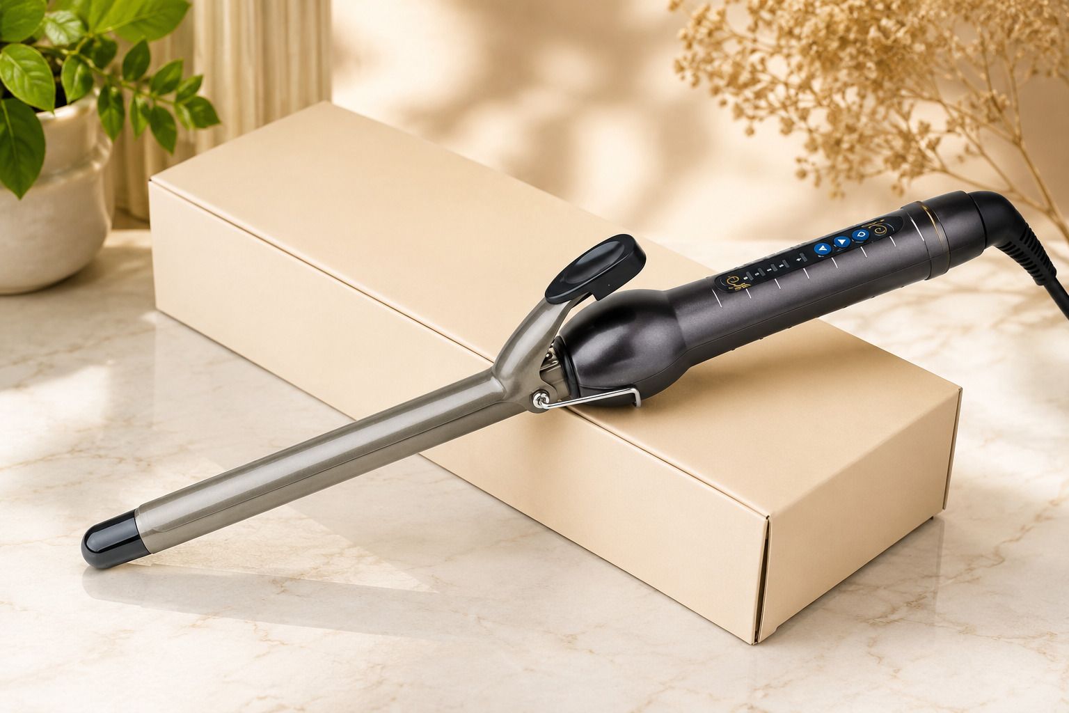 SDMS Professional Hair Curler Ceramic Barrel Hair Curling Iron Electric Hair Curler-image-48